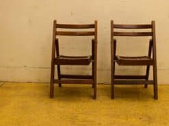 2 stuks Houten Inklapbare kinderstoeltjes 49381