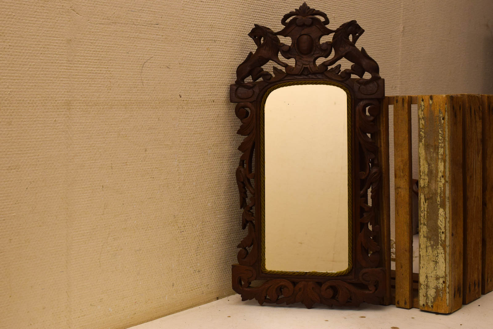 Houten Wandspiegel 49384