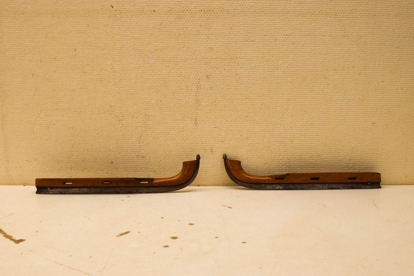 Antieke Houten Antieke schaatsen  49412