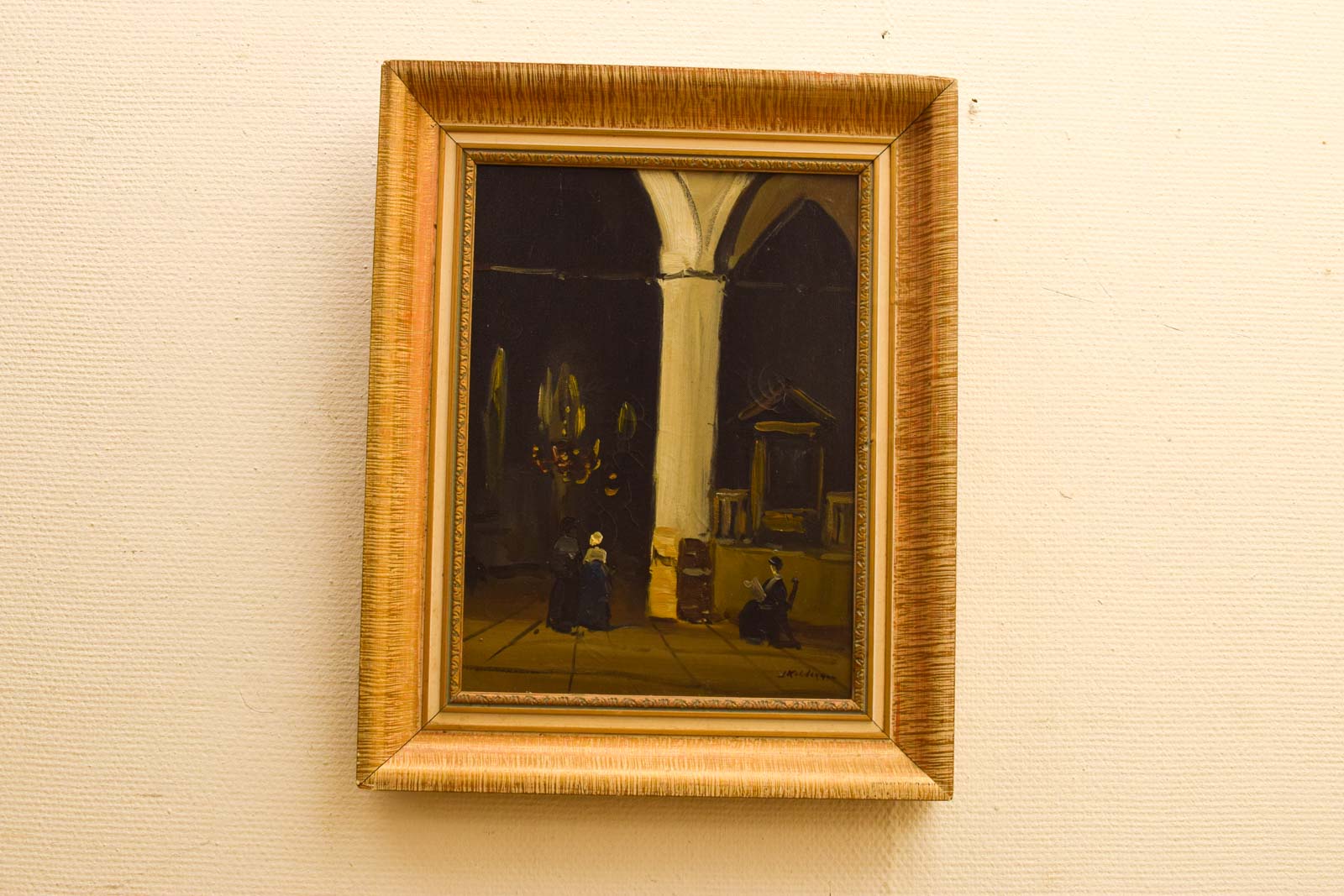Schilderij van een hal in de kerk  49429