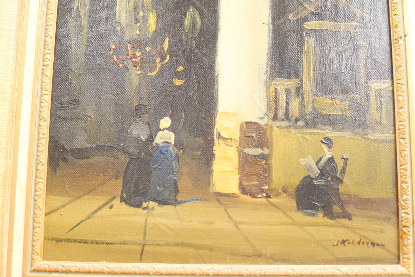 Alternative view of Schilderij van een hal in de kerk  49429