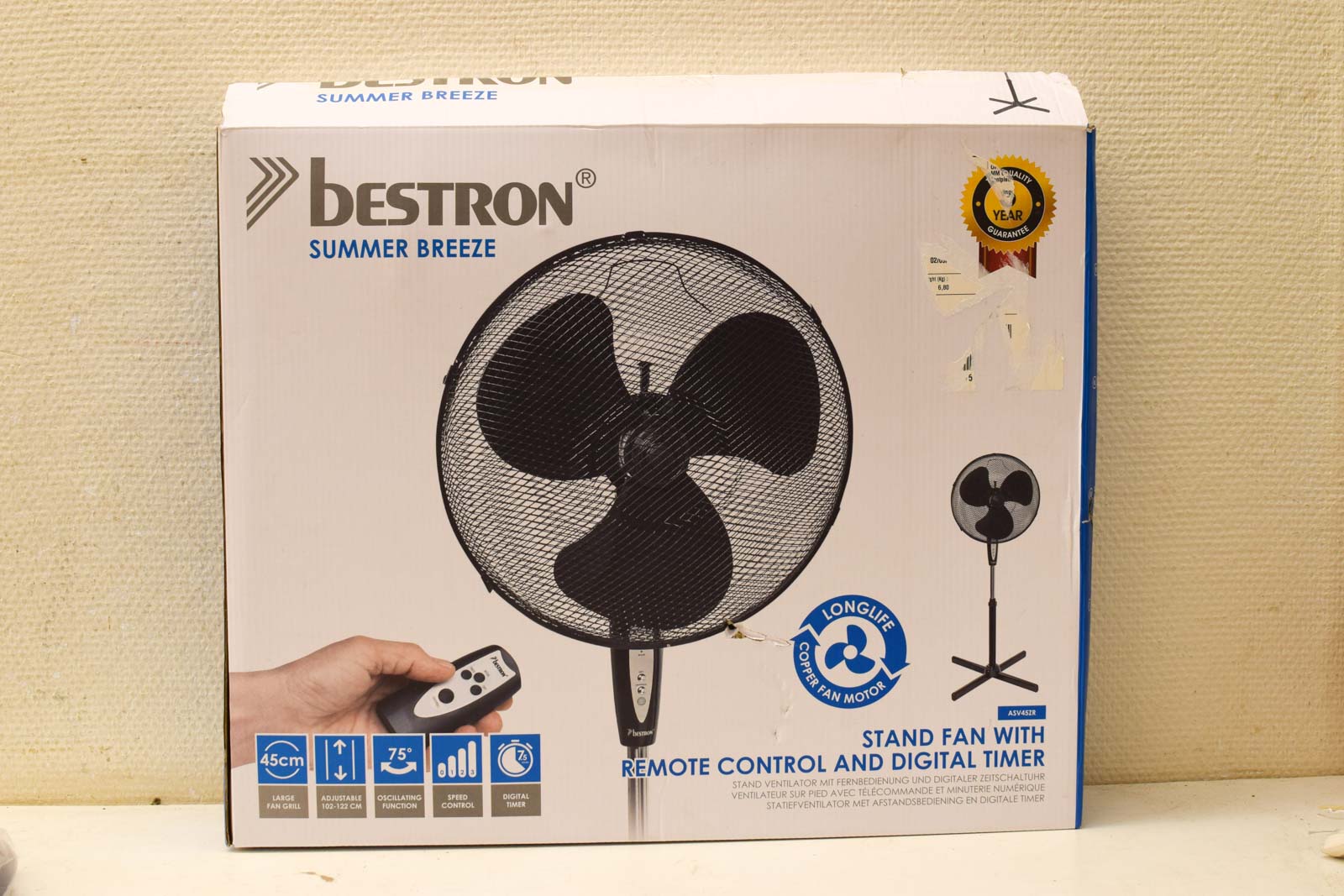 Bestron Statiefventilator 49434