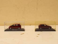 2 stuks Pauls model art minichamps Autos in een plastic doosje 49480