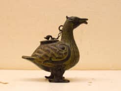 Antiek Chinees bronzen Dynastie vogels z'n pot kruik 49487