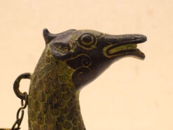Alternative view of Antiek Chinees bronzen Dynastie vogels z'n pot kruik 49487
