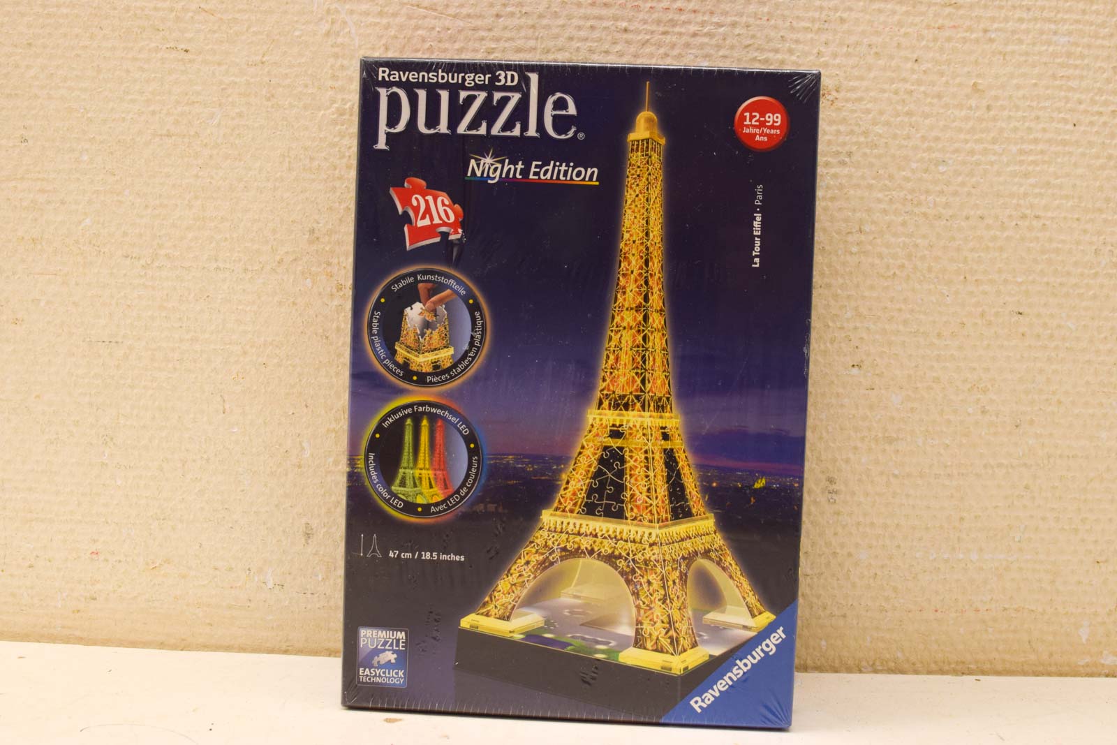 Ravensburger 3D puzzel night edition La Tour Eiffel  49493