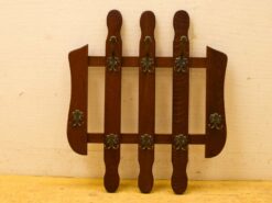 Houten Kapstok in de vorm van een hek 49533