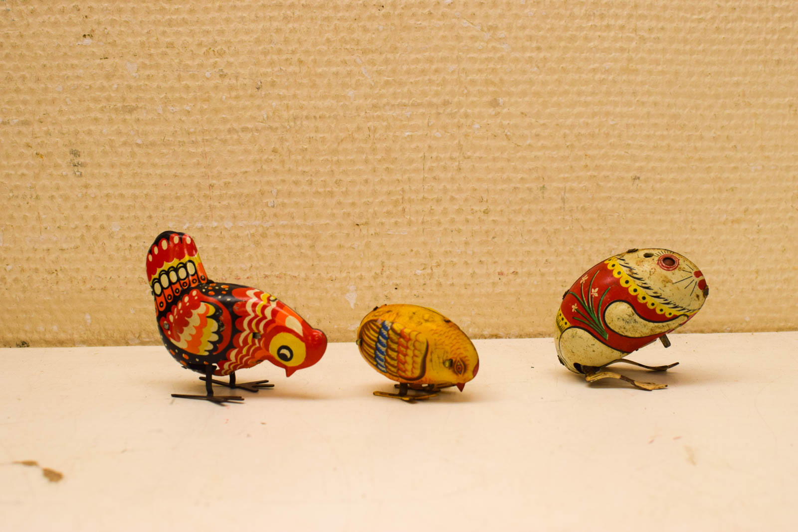 Alternative view of Vintage 6  stuks blikken speelgoed 49556