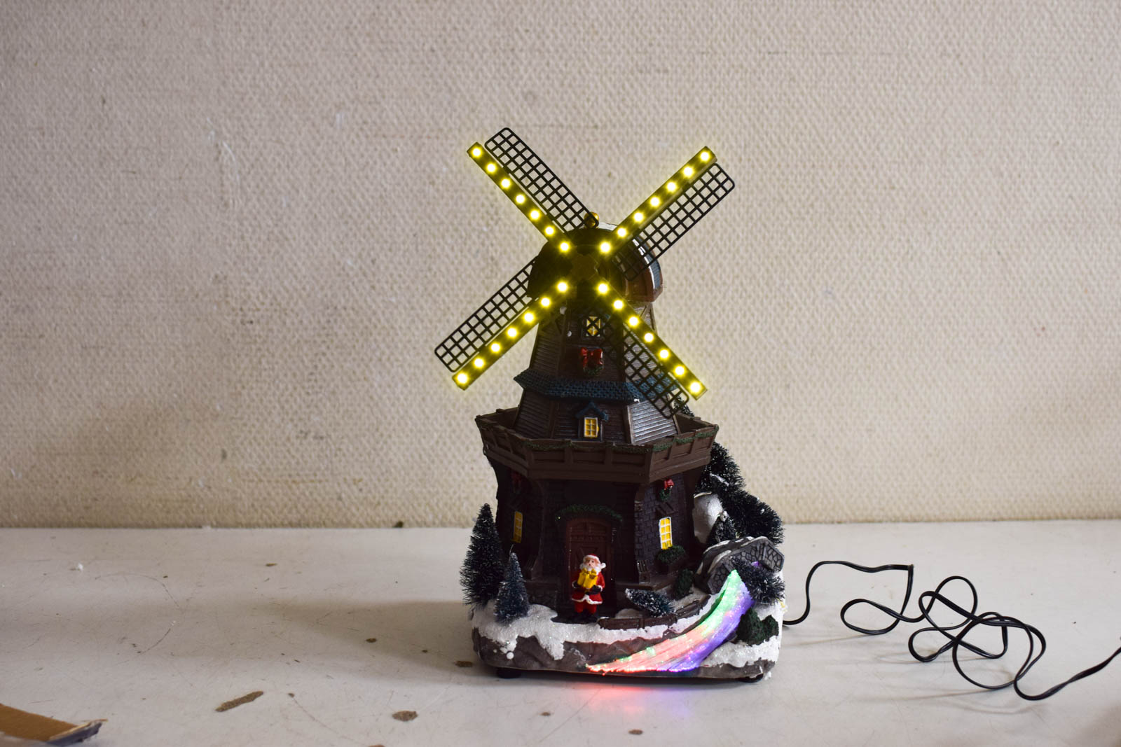 Alternative view of kerst molen als lamp  49574