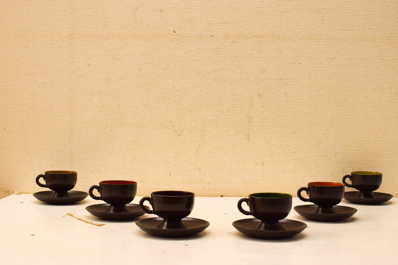 12 stuks porseleinen kop en schotel 49597