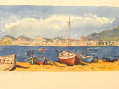 Alternative view of Schilderij/Prent van Benidorm - Playa de poniente 49602