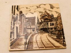 Alternative view of Wandtegel prent van een straatje 49612