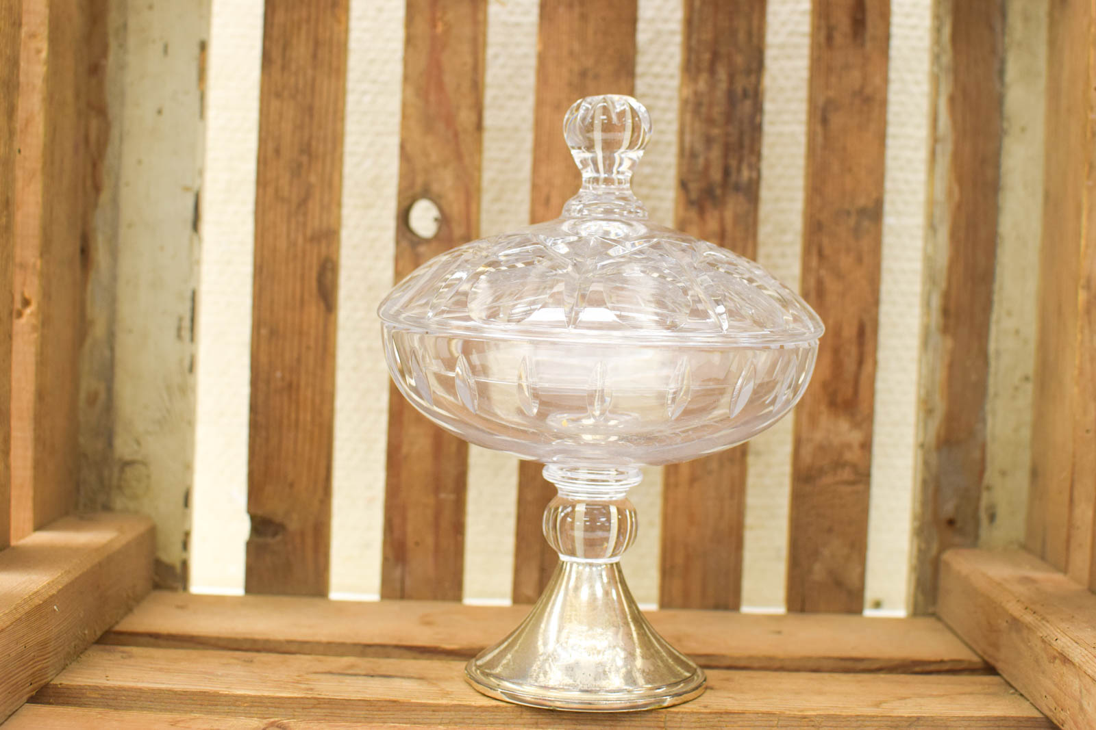 Glazen Bonbon schaaltje 49617