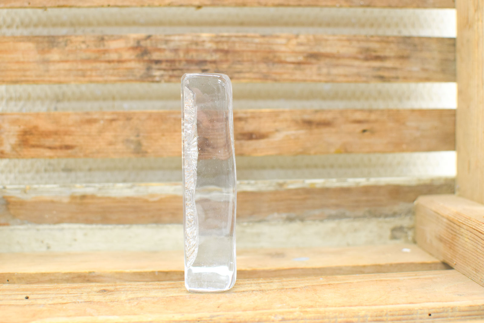 Alternative view of glazen uil in glas  49624