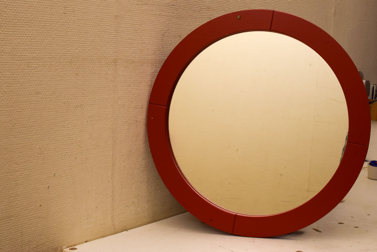 houten wandspiegel 49640