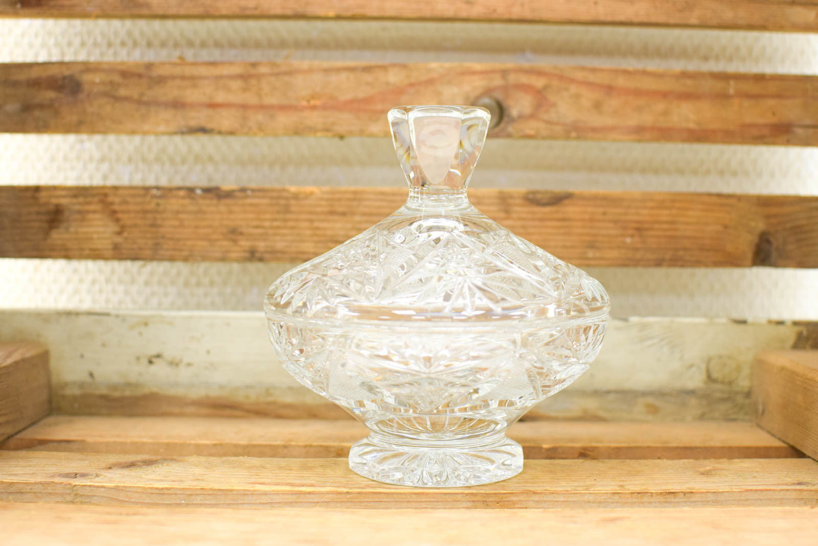 Glazen Bonbon schaaltje 49654