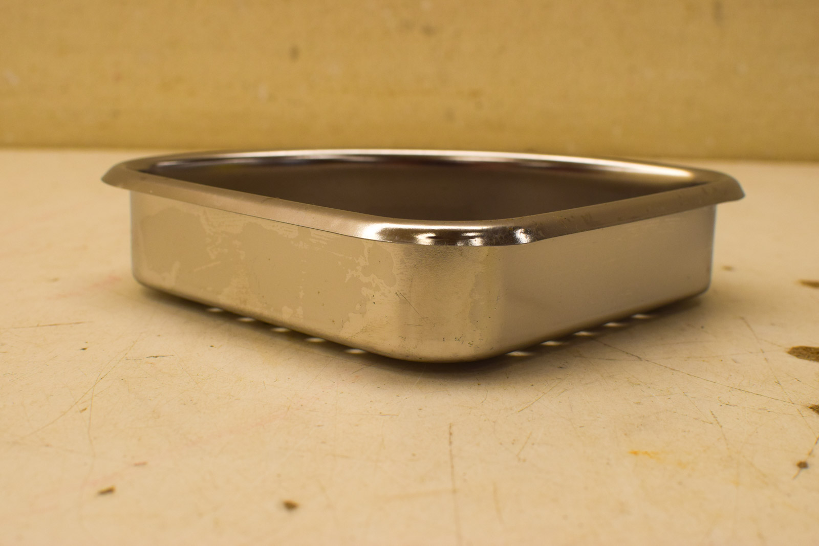 RVS Driehoekige inzetbakje restenbakje 49686