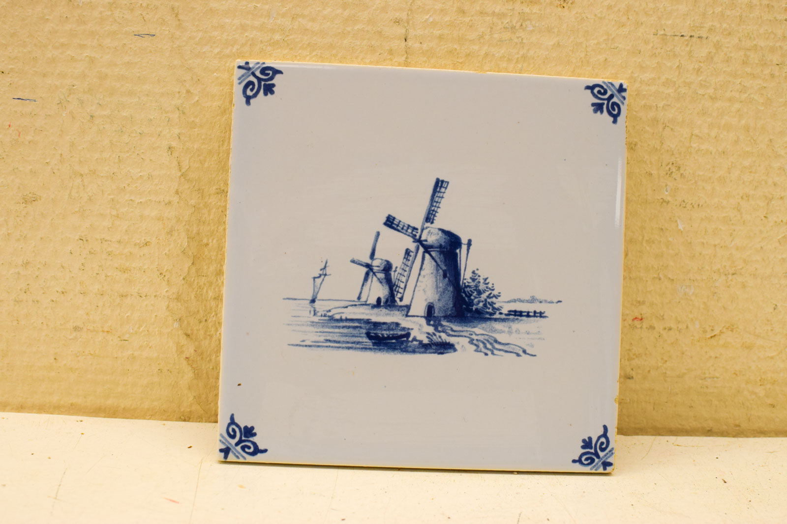 Wandtegel met prent van Molens 49693