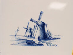 Alternative view of Wandtegel met prent van Molens 49693