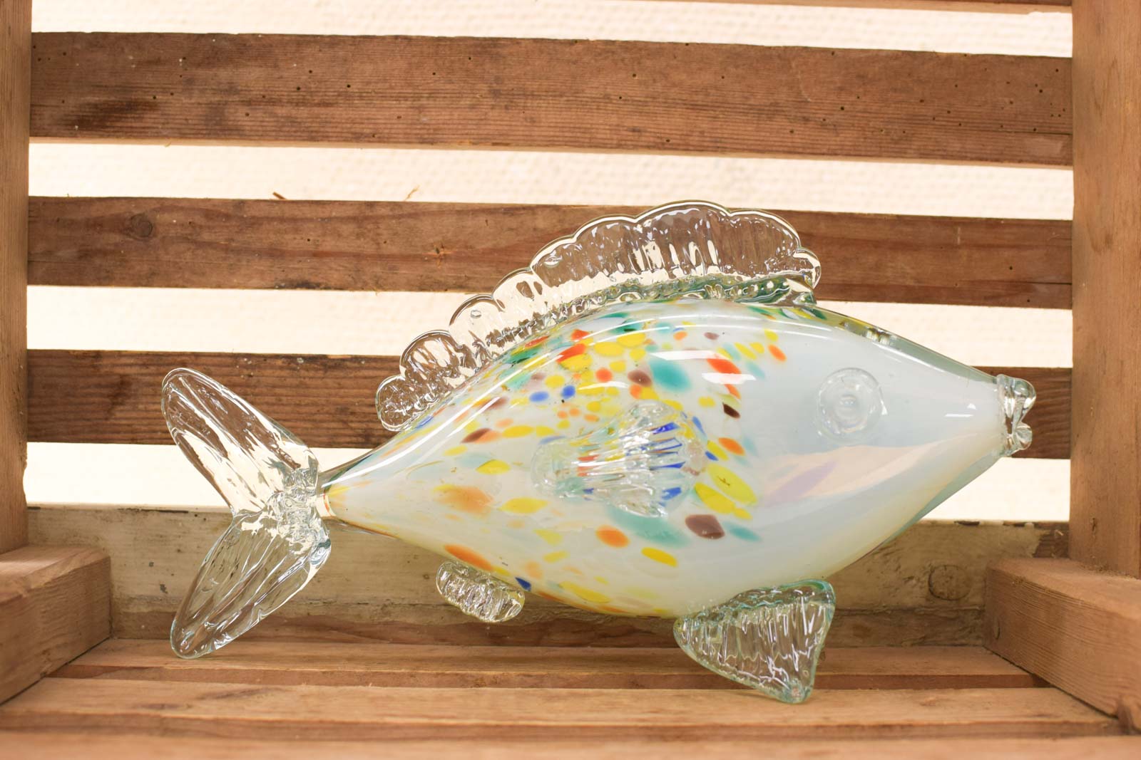 Murano Glazen beeld van een vis 49706