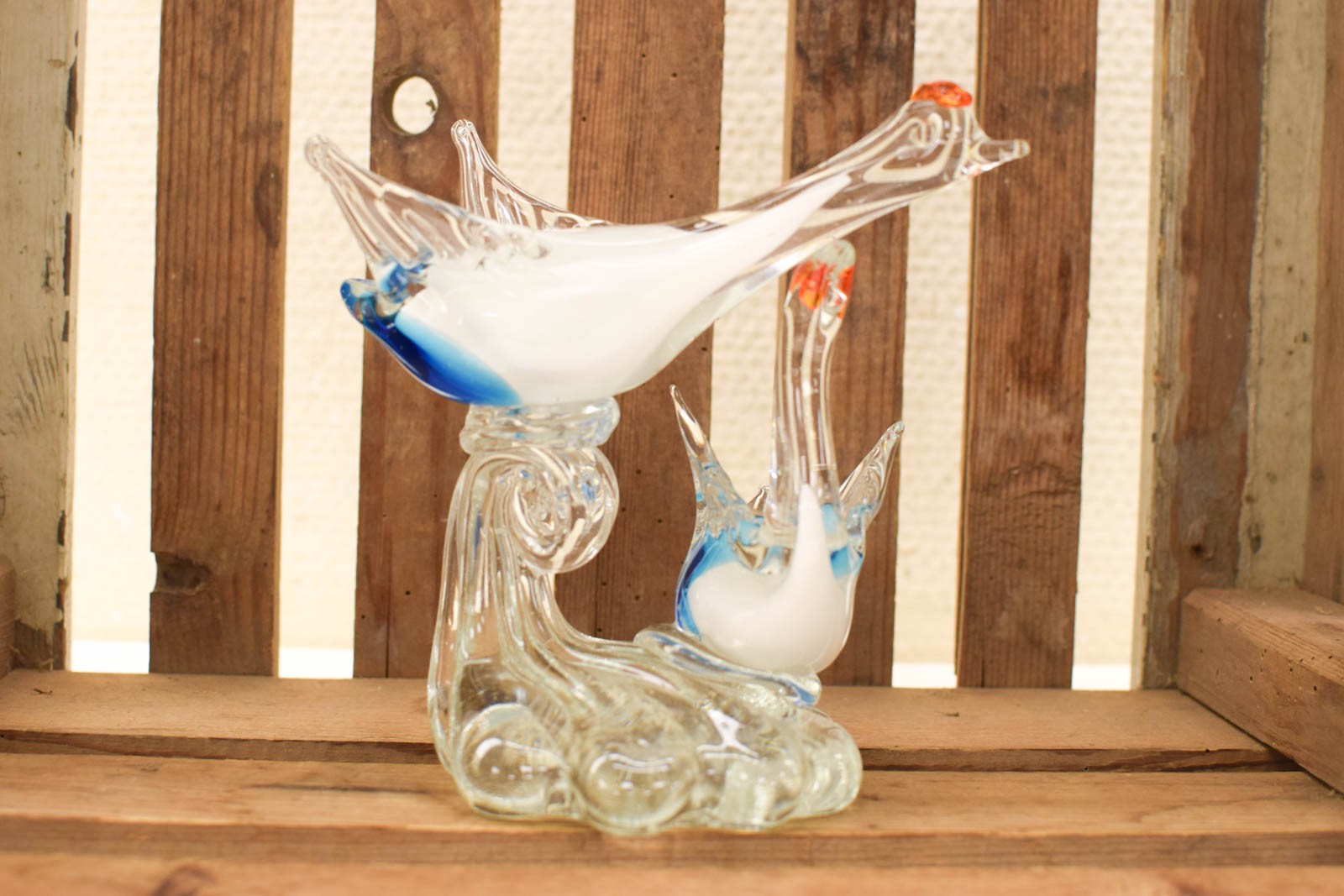 Murano glazen beeld van Ganzen/Zwanen 49709