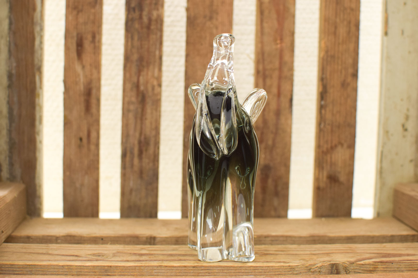 Alternative view of Glazen beeld van een Olifant  49717