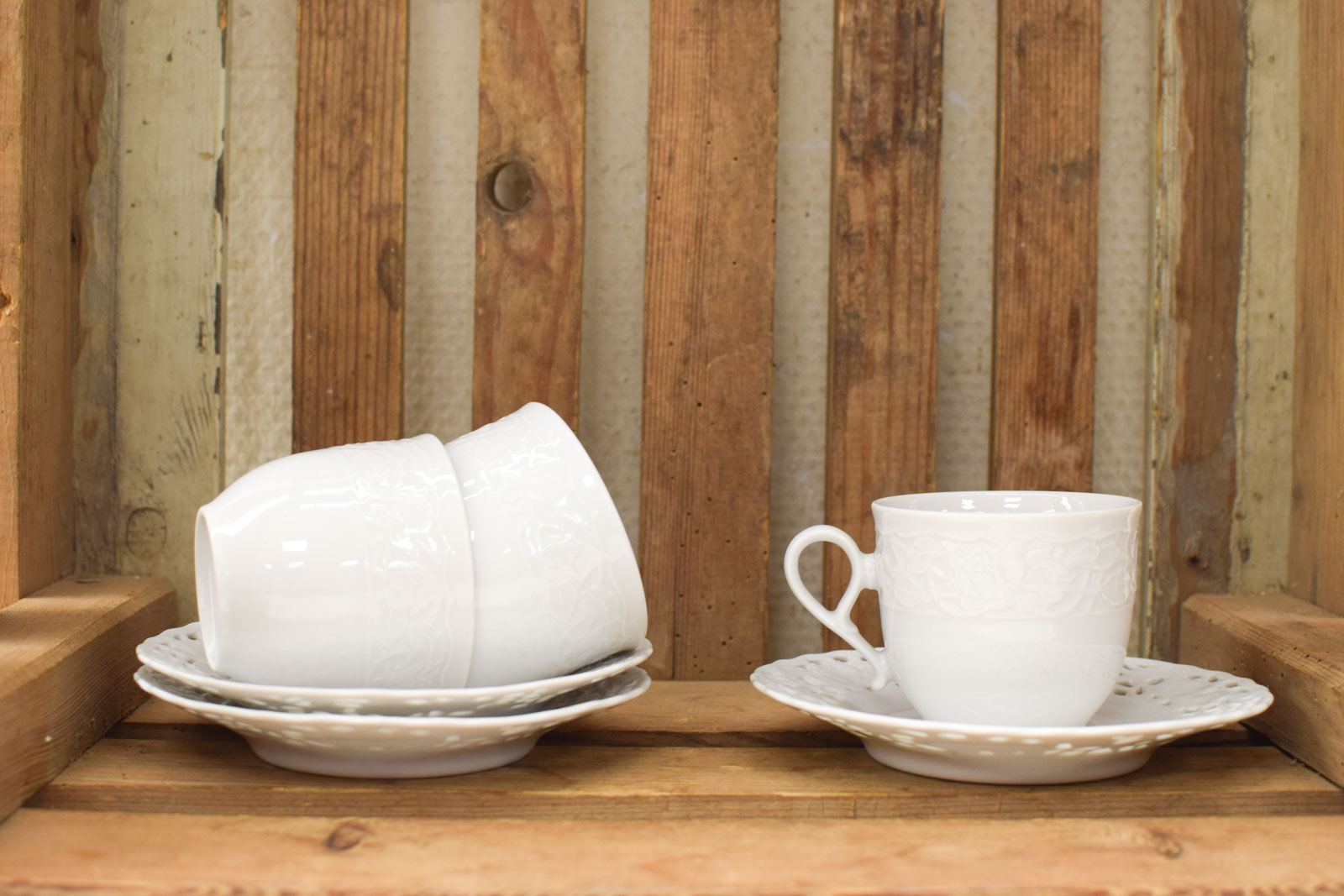 6 delig Mitterteich Bavaria porseleinen kop en schotels 49751