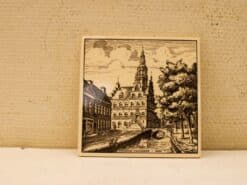 Wandtegel Stadhuis Franeker 1850 49761