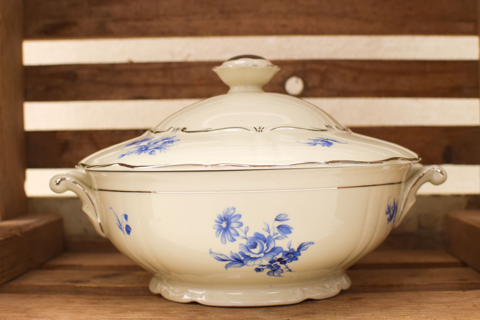 JGZ H handelsmerk porseleinen Afdekschaal 49798