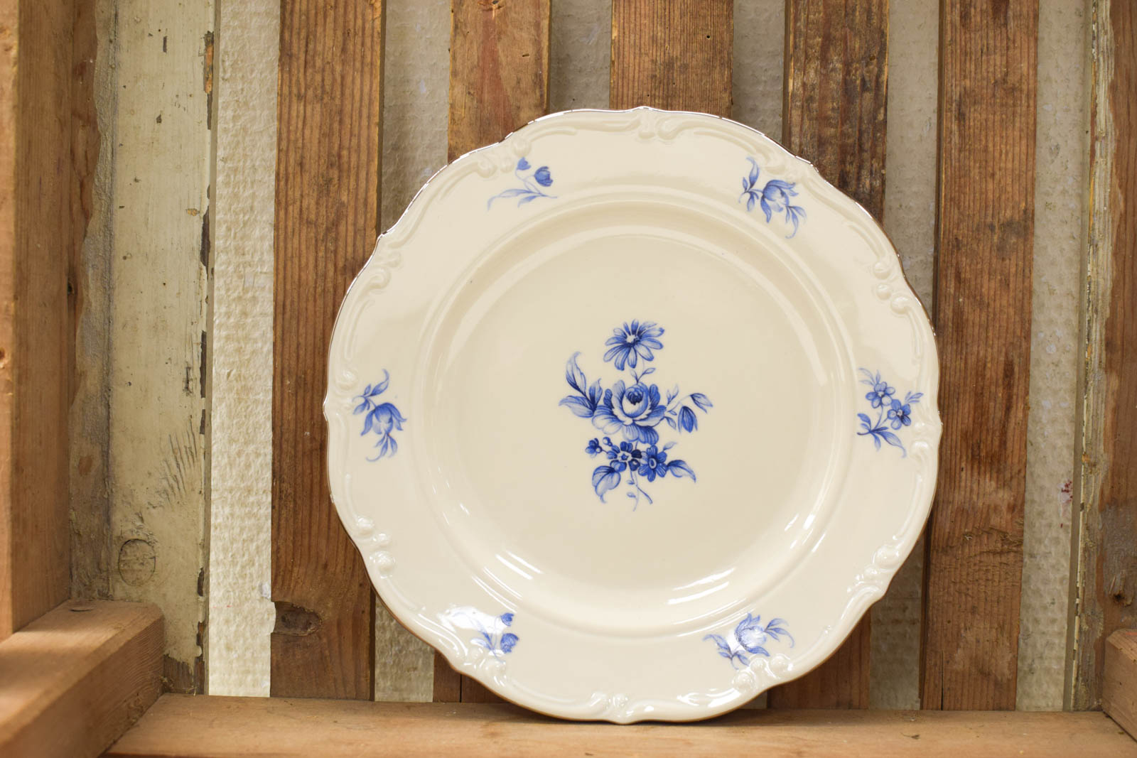 Alternative view of 6 stuks JGZ H Handelsmerk porseleinen borden   49823