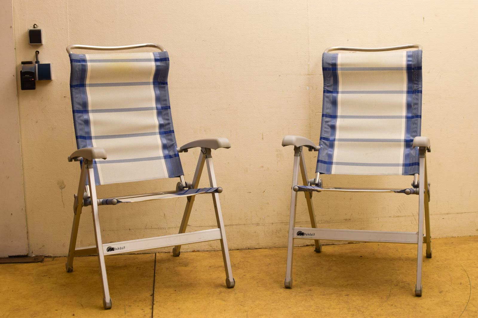 2 Stuks Dukdalf inklapbare tuinstoelen 49847