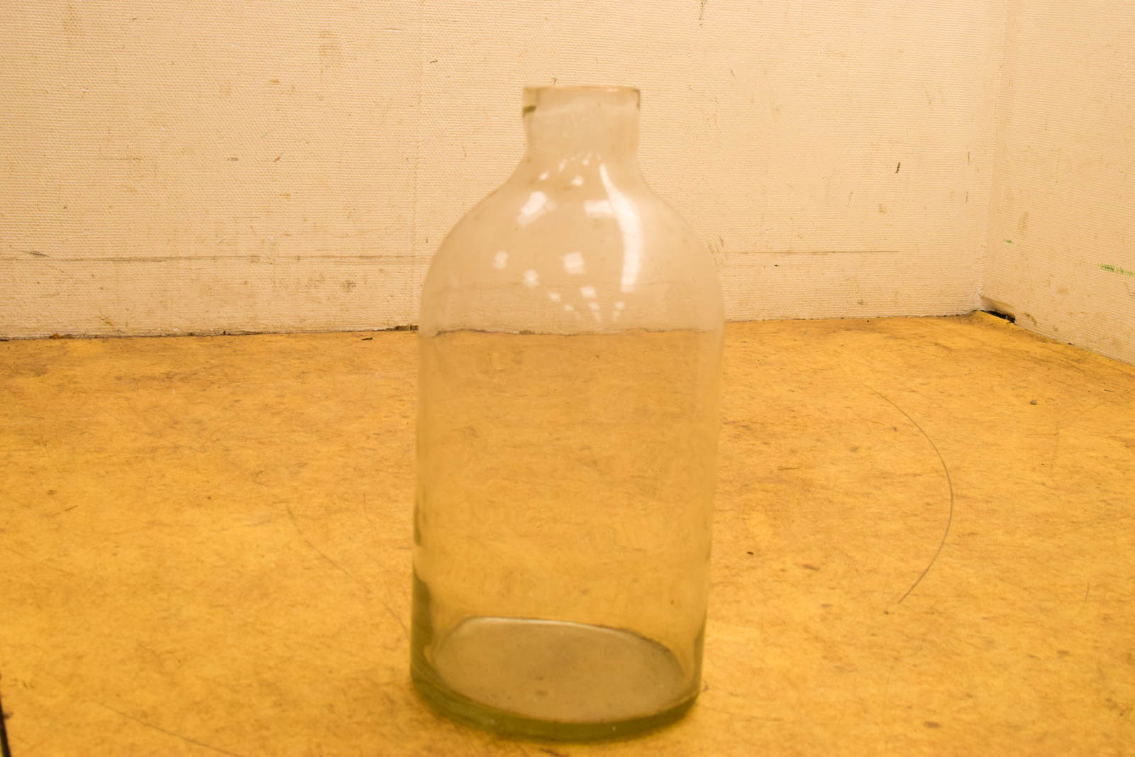 Grote glazen fles / vaas 49878