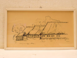 Prent Tekening van huisjes 49888