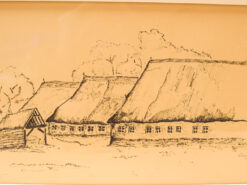 Alternative view of Prent Tekening van huisjes 49888