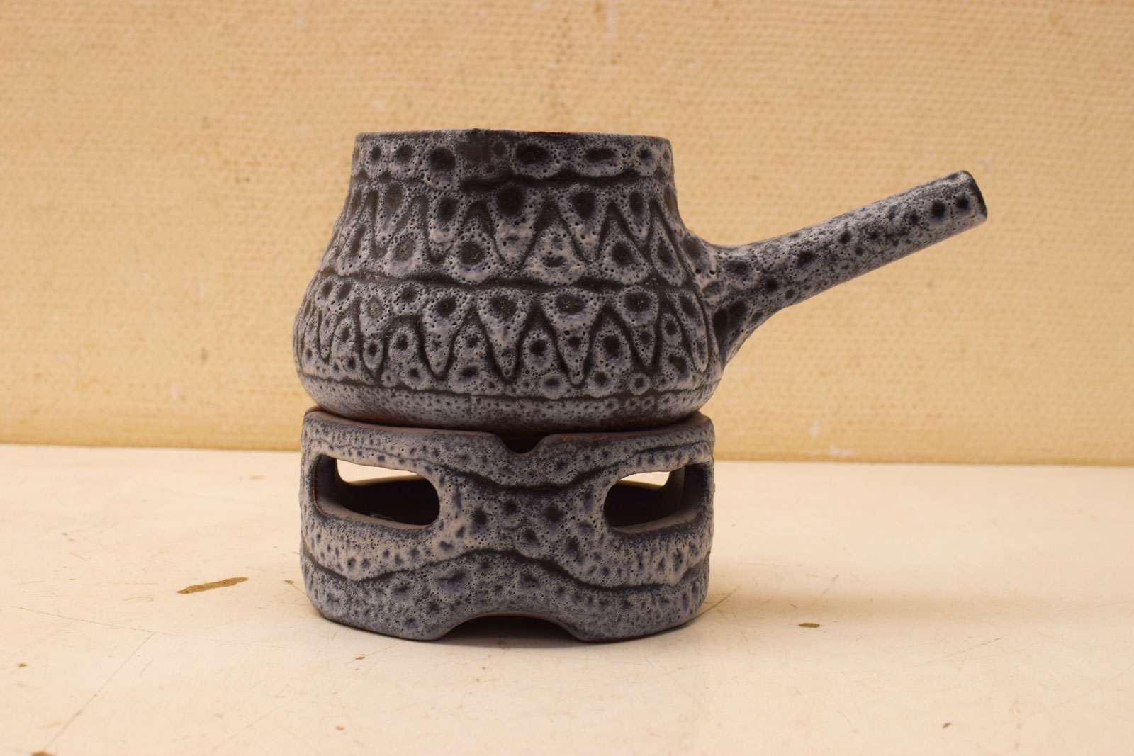 Fondue pan met theelicht  49903