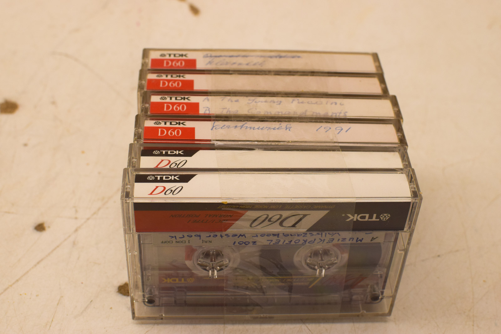 Alternative view of 6 stuks  TDK cassettebandjes  49911
