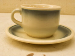 Alternative view of 6 delig porseleinen koffiepot met kop en schotel 49937