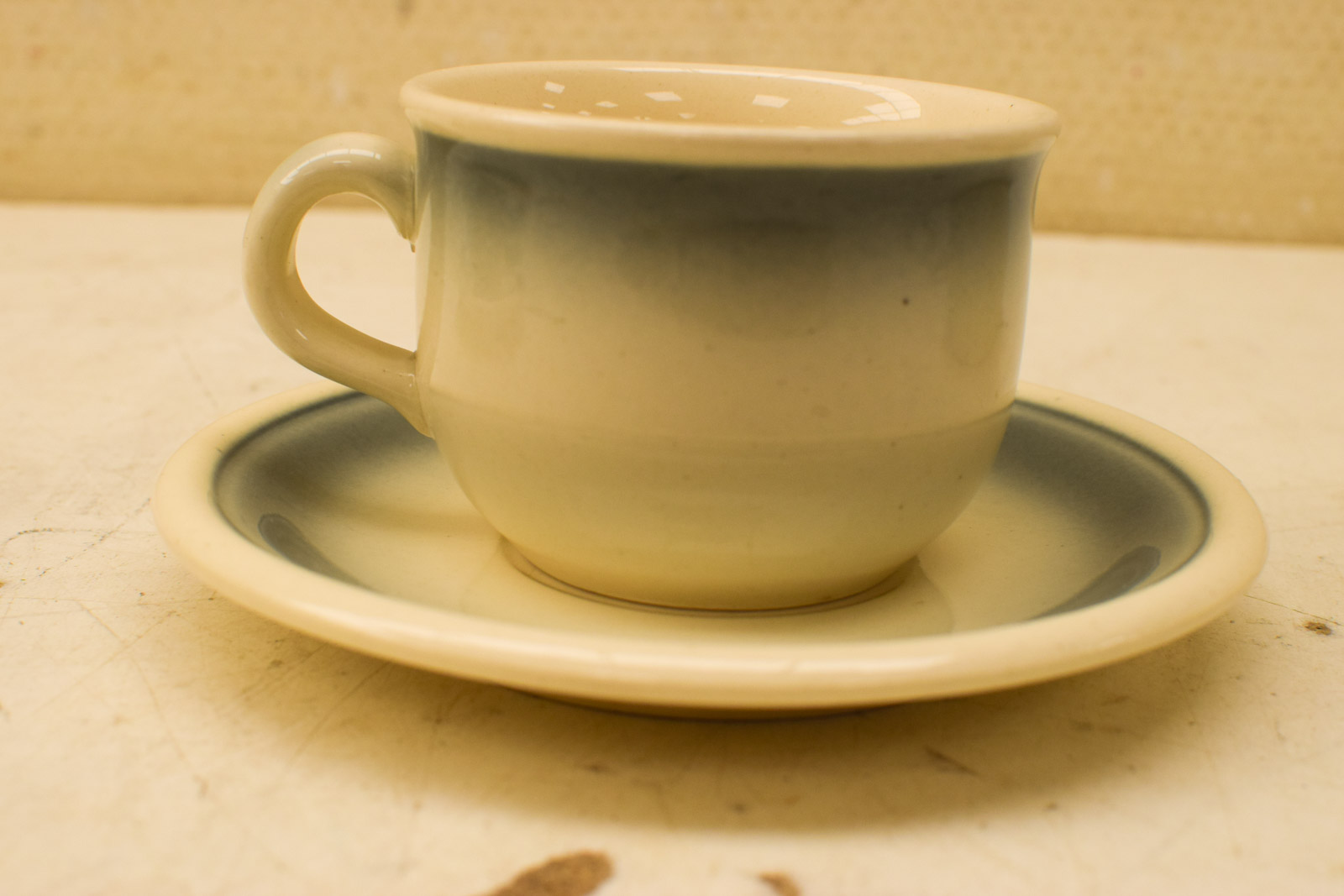 Alternative view of 6 delig porseleinen koffiepot met kop en schotel 49937