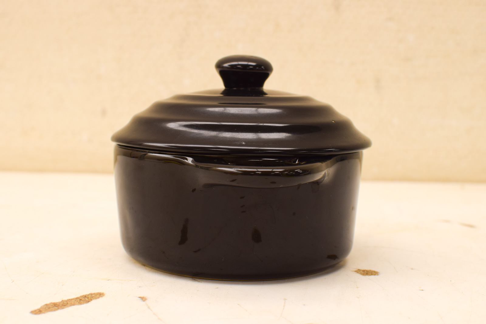 Alternative view of Mini pannetje van porselein / ovenschaaltje 49975