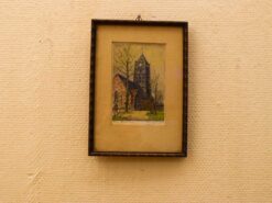 Ingelijste prent van Tiel Grote Kerk 49995