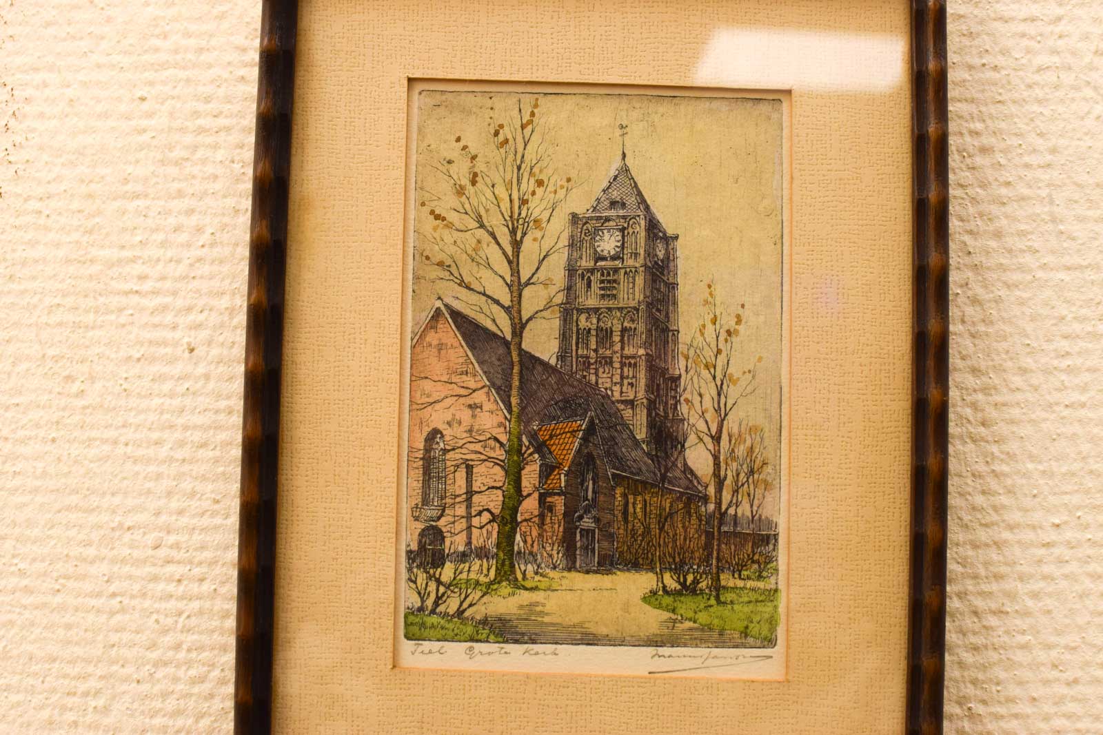 Alternative view of Ingelijste prent van Tiel Grote Kerk  49995