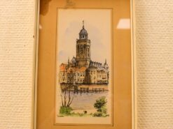 Alternative view of Prent van een kerktoren 50001