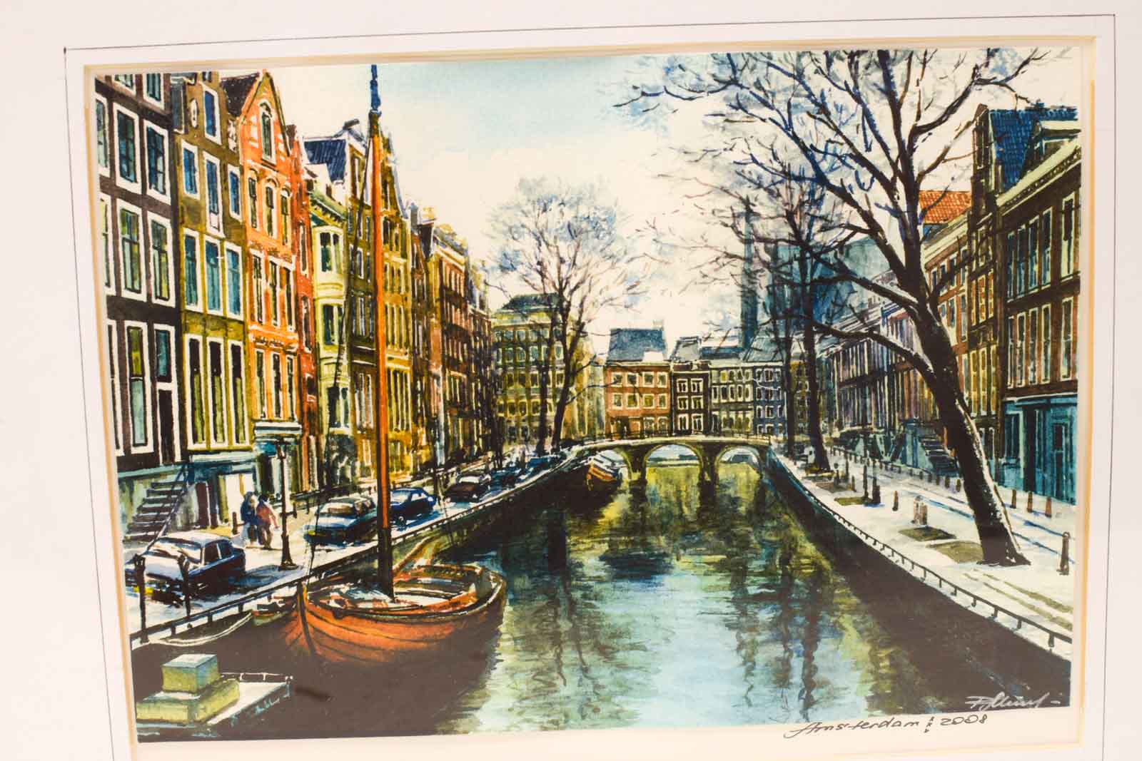 Alternative view of Prent van een Gracht in Amsterdam 2008 50003