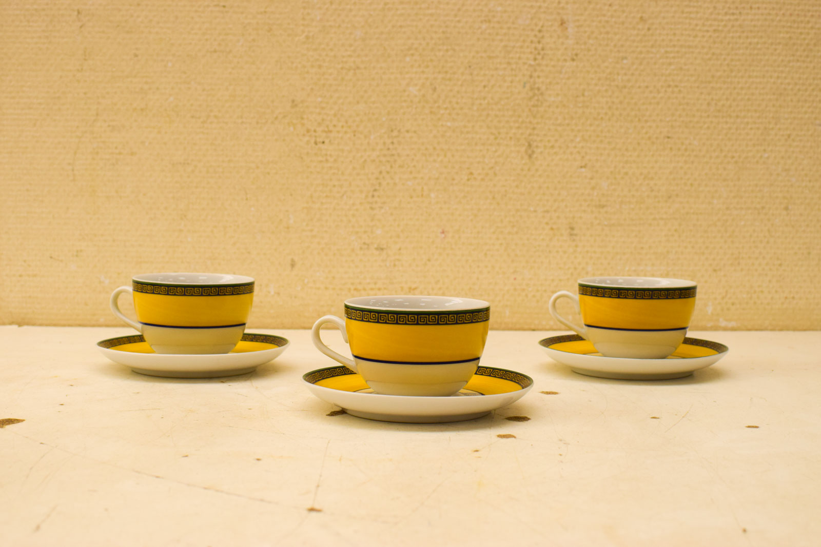 Alternative view of 6 stuks Athena  Alt Regensburg porseleinen kop en schoteltje 50013