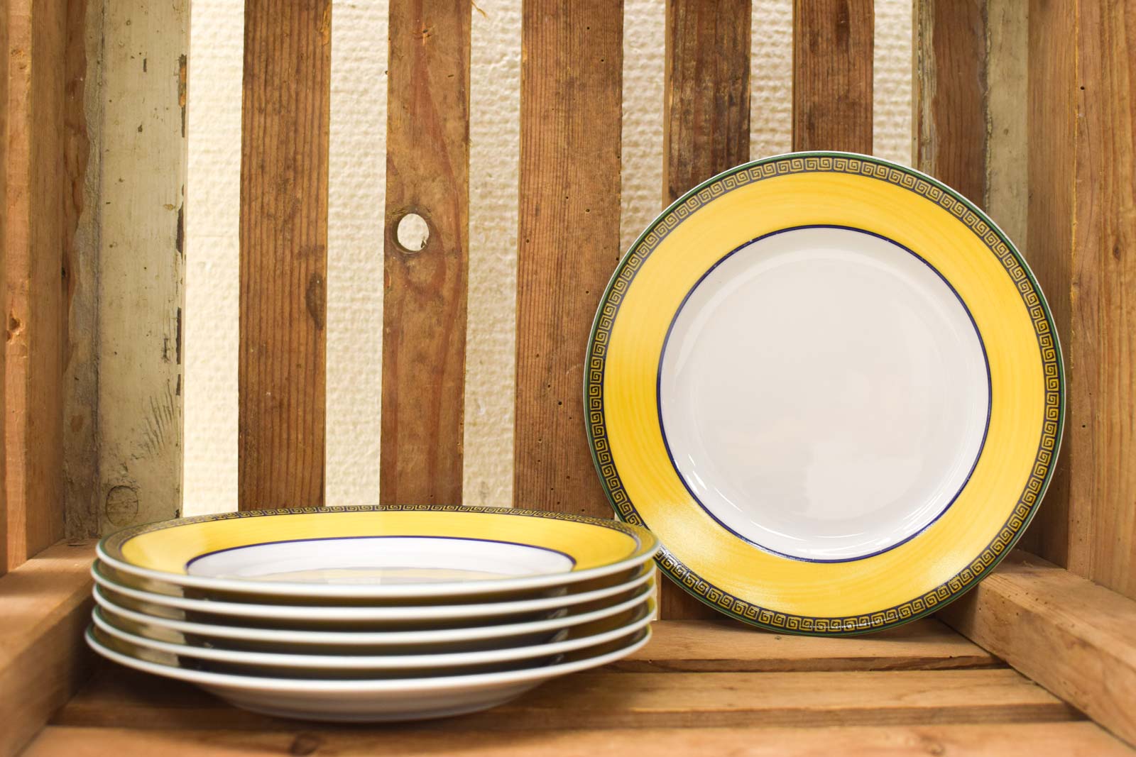 6 stuks Athena Regensburg porseleinen borden  50027