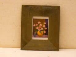 Prent/poster vaas met bloemen 50057