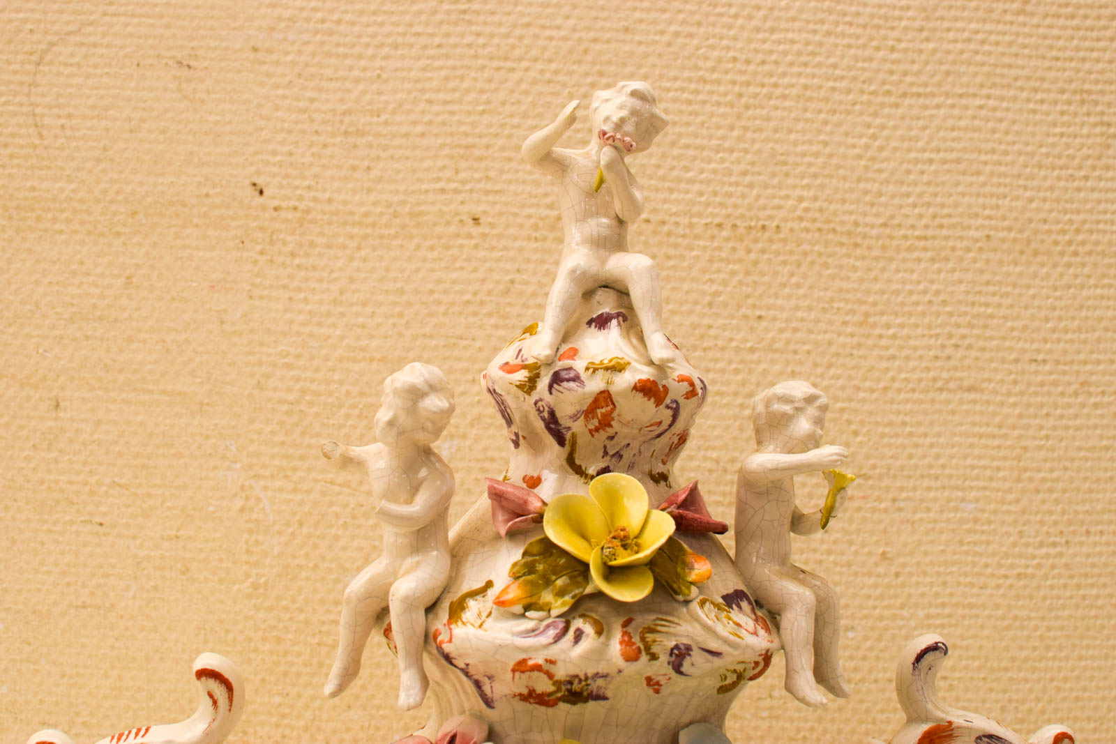 Alternative view of Porseleinen   vaas met deksel  50058