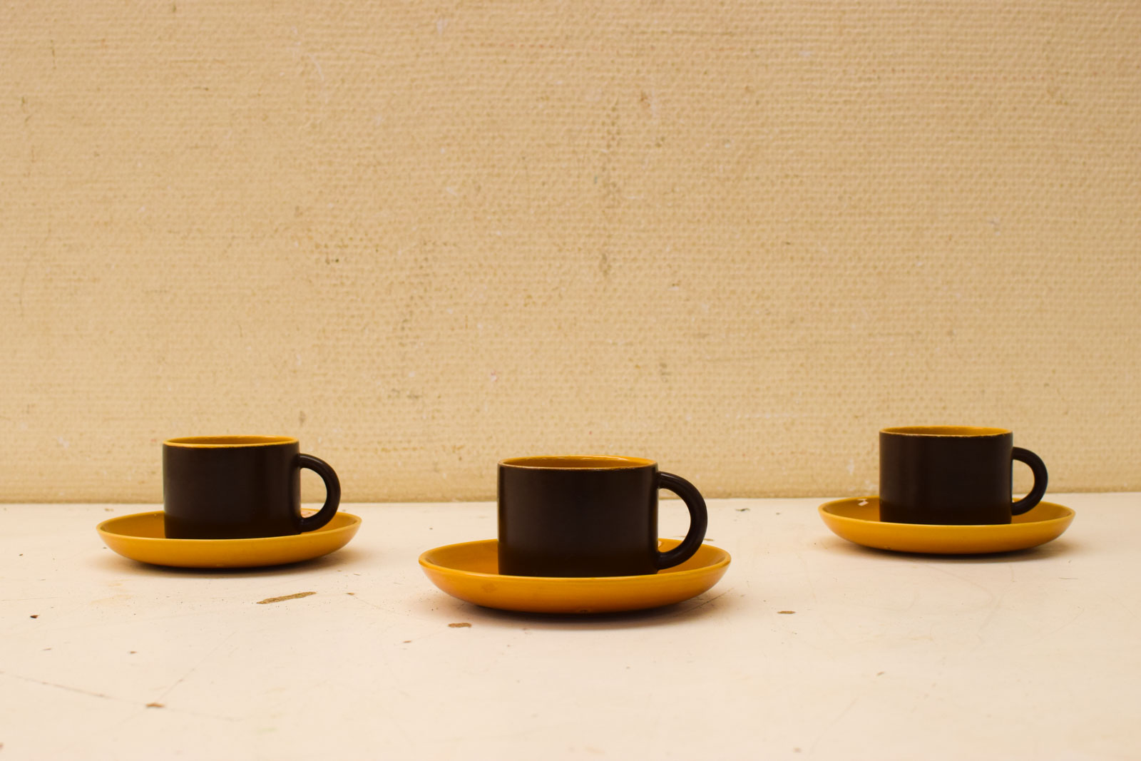 6 stuks porseleinen kop en schotel  50136