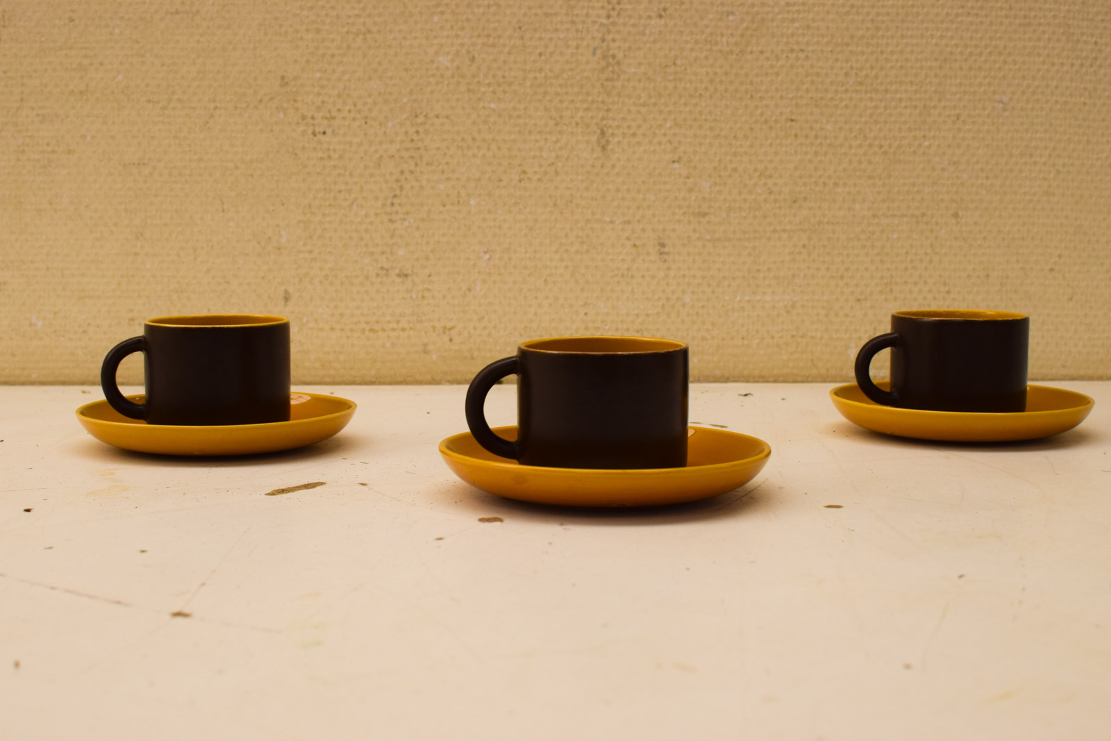 Alternative view of 6 stuks porseleinen kop en schotel  50136