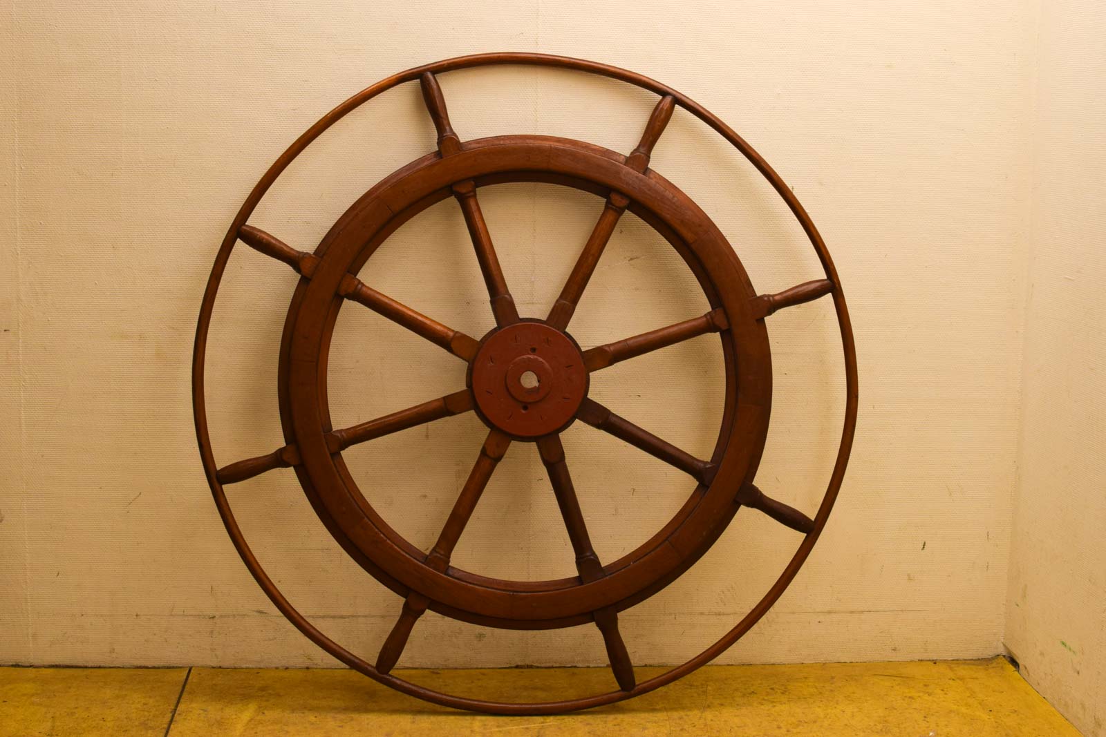 Houten  scheepsstuur / Stuurwiel  50193